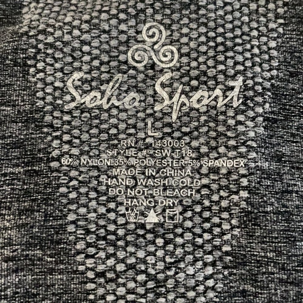 Soba Sport Woman's Athletic Top Grey Size Large - Picture 4 of 4
